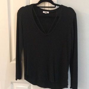 LNA black long sleeve shirt